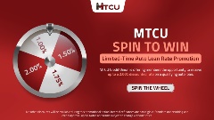 Spin the Wheel for up to a 2% discount on your auto loan.