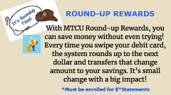 Save in a smart way with Round Up Rewards