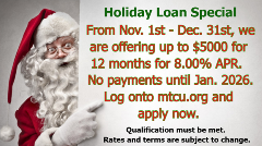 Up to $5000 for 12 months at 8.00 % APR