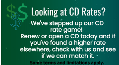 We have increased our CD rates.